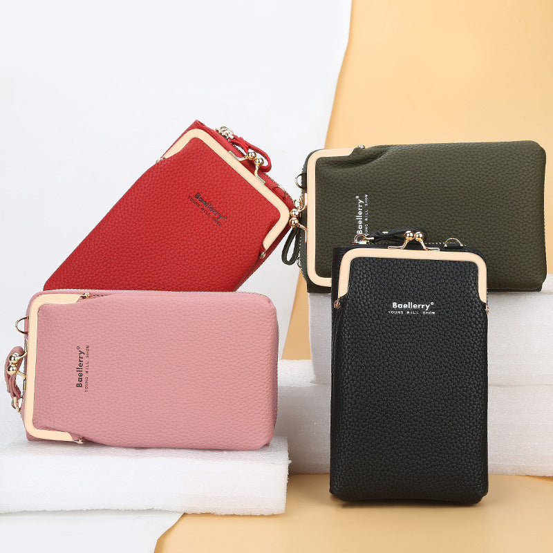 Fashion Mobile Phone Shoulder Bags With Lock Women Messenger Bag Wallet Fashion Mobile Phone Shoulder Bags With Lock Women Messenger Bag Wallet